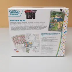 151 Pokemon Center ETB Elite Trainer Box Scarlet & Violet Pokemon TCG Sealed - Image 3