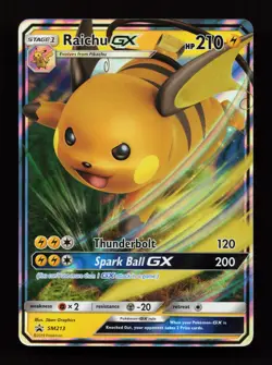 Raichu GX SM213 Promo SM Promos PokÃ©mon Card - Image 1