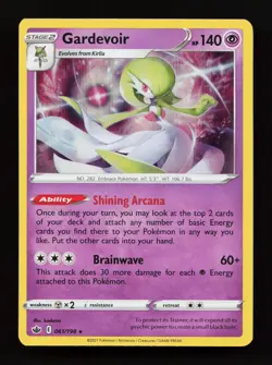 Gardevoir 061/198 Holo Rare SWSH06: Chilling Reign PokÃ©mon Card - Image 1