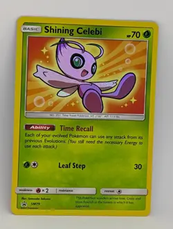 Pokemon Shining Celebi SM79 BLACK STAR PROMO Holo - Image 1