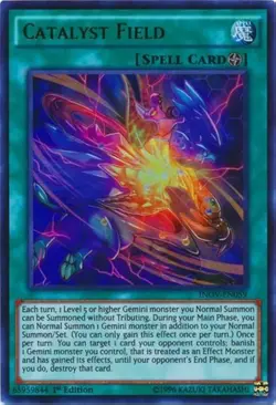 Catalyst Field INOV-EN059 - 1st Edition NM - Ultra Rare Yugioh Card TCG - Image 1