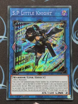 Yugioh S:P Little Knight AGOV-EN046 Secret Rare 1st Edition - Image 2