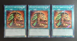 3x RA01-EN059 Pot of Extravagance, Platinum Secret Rare AMERICAN ED YuGiOh - Image 2