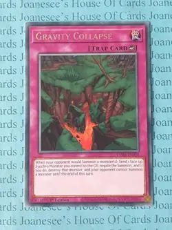 Gravity Collapse VASM-EN030 Rare Yu-Gi-Oh Card 1st Edition New - Image 1