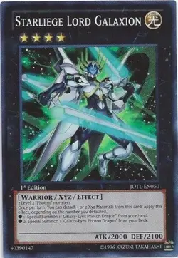 Starliege Lord Galaxion - JOTL-EN050 - Super Rare - 1st Edition x1 Lightly Playe - Image 1