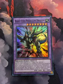 Yugioh Beast-Eyes Pendulum Dragon! BOSH-ENSE1 - Super Rare - NM - Image 1