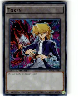 Yu-Gi-Oh! TCG Token Legendary Decks II LDK2-ENT03 Limited Edition Ultra Rare - Image 1