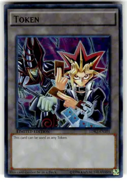 LDK2-ENT01 TOKEN (YUGI & DARK MAGICIAN) ULTRA RARE LIMITED EDITION YuGiOh CARD - Image 3