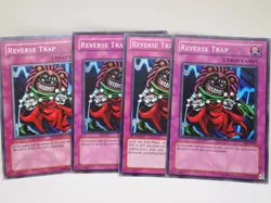 4X Reverse Trap SDK-047 SDY-047 BP02-EN169 - Yugioh Yu Gi Oh! 4 Playset - Image 1