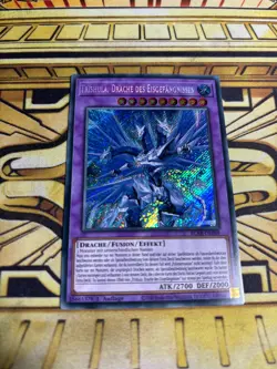 Yugioh Trishula, Dragon of the Ice Vessel BLAR-DE048 Secret Rare - Image 2