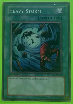 Yu-Gi-Oh! Heavy Storm Common SD1-EN016 Moderarely Played 1st Edition - Image 2