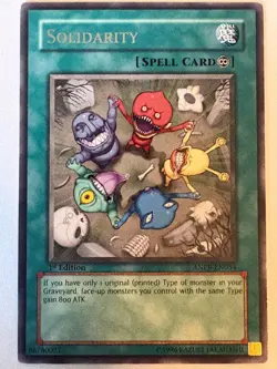 YUGIOH- Solidarity - ANPR-EN054 - Rare - 1st Edition - Image 2