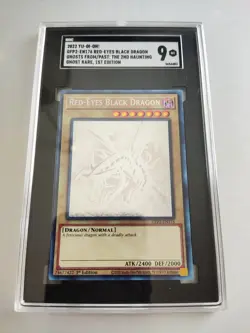 Yu-Gi-Oh! Red-Eyes Black Dragon GFP2-EN176 - 1st Ed - Ghost Rare - NM - SGC 9 - Image 1