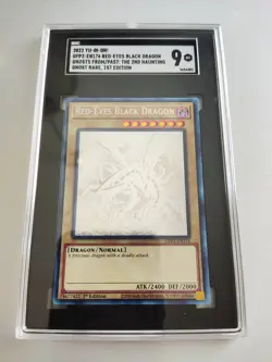 Yu-Gi-Oh! Red-Eyes Black Dragon GFP2-EN176 - 1st Ed - Ghost Rare - NM - SGC 9 - Image 3