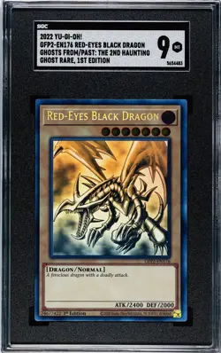 Yu-Gi-Oh! Red-Eyes Black Dragon GFP2-EN176 - 1st Ed - Ghost Rare - NM - SGC 9 - Image 4