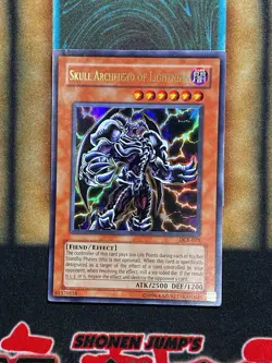 Yugioh Skull Archfiend Of Lightning DCR-073 Ultra Rare Original Print MP - Image 1