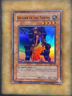 Yugioh Invader of the Throne MRL-026 Super Rare Original Print LP - Image 2