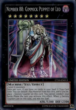 Number 88: Gimmick Puppet of Leo Ltd Ed Super CT10-EN013  Yu-Gi-Oh! - Image 1