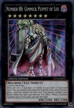 Number 88: Gimmick Puppet of Leo Ltd Ed Super CT10-EN013  Yu-Gi-Oh! - Image 3