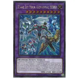 Wake Up Your Elemental HERO - Quarter Century Secret Rare - MP24 - Yugioh Euro - Image 3