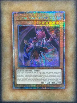 Yugioh Blackwing - Simoon the Poison Wind RA01-EN012 Quarter Century Rare 1st NM - Image 1