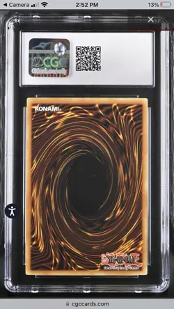 Yugioh SRL 25th Anniversary Blue Eyes Toon Dragon CGC 10 Pop 10 - Image 2