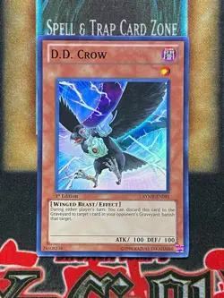 Yugioh D.D. Crow RYMP-EN095 Super Rare 1st Ed LP - Image 2