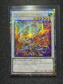 Yugioh! TCG - XX-Saber Hyunlei - Quarter Century Secret Rare - RA04-EN140 - Image 5
