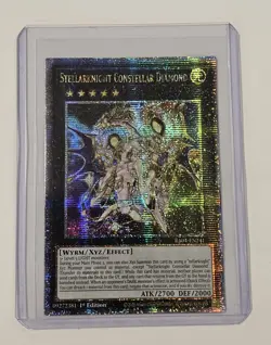 Stellarknight Constellar Diamond Ra04-en241 Quarter Century Secret Rare Yugioh! - Image 1
