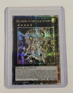 Stellarknight Constellar Diamond Ra04-en241 Quarter Century Secret Rare Yugioh! - Image 3