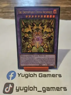 Yu-Gi-Oh The Unstoppable Exodia Incarnate INFO 1st Edition  Ultra Light Played - Image 2