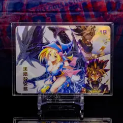 DMG Waifu Dark Magician Girl YuGiOh MR Goddess Heart Premium Gold Holo Foil Card - Image 1