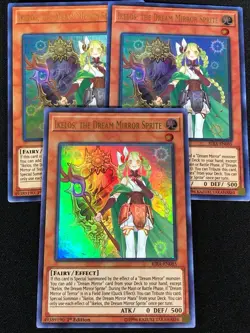 Yugioh Ikelos, The Dream Mirror Sprite RIRA-EN085 ULTRA x3 (NM) - Image 1