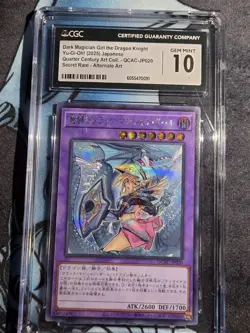 Dark Magician Girl the Dragon Knight Alt Quarter Century Secret QCAC-JP020 CGC10 - Image 5