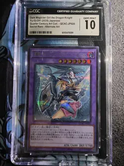 Dark Magician Girl the Dragon Knight Alt Quarter Century Secret QCAC-JP020 CGC10 - Image 6