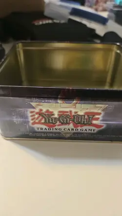 Yu-Gi-Oh!  Early English North American Tin Can 2002 Dark Magician 946484 EMPTY - Image 10