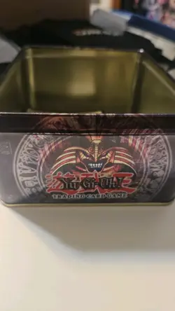 Yu-Gi-Oh!  Early English North American Tin Can 2002 Dark Magician 946484 EMPTY - Image 4