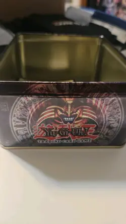Yu-Gi-Oh!  Early English North American Tin Can 2002 Dark Magician 946484 EMPTY - Image 9