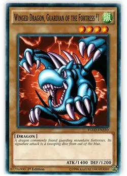 Winged Dragon, Guardian of the Fortress#1 - YGLD-ENA10 - Common - 1st Edition - - Image 2