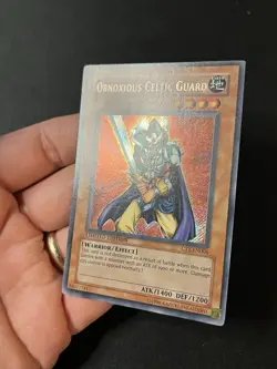 Yugioh Obnoxious Celtic Guard - CT1-EN006 Secret Rare Limited Pack Fresh Mint - Image 2