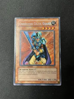 Yugioh Obnoxious Celtic Guard - CT1-EN006 Secret Rare Limited Pack Fresh Mint - Image 6