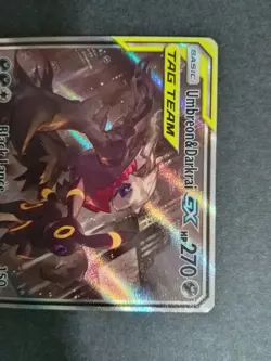 Umbreon & Darkrai GX SM241 PokÃ©mon Card Full Art Holo NM/LP - Image 3