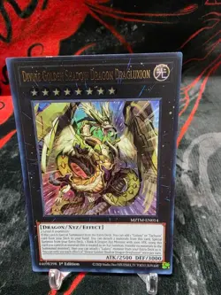 yugioh cards Divine Golden Shadow Dragon Dragluxion - Maze of the Master (MZTM) - Image 1