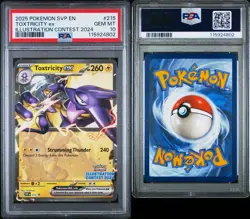 PSA 10 Toxtricity EX (Promo 215) | 2024 Illustration Contest | Pokemon Card - Image 3