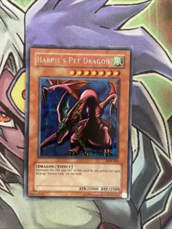FMR-002 Harpie's Pet Dragon Secret Rare Unlimited Edition NM Yugioh Card - Image 3