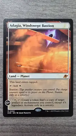 Adagia, Windswept Bastion (Mythic Rare) #250 Edge of Eternities MTG NM - Image 1