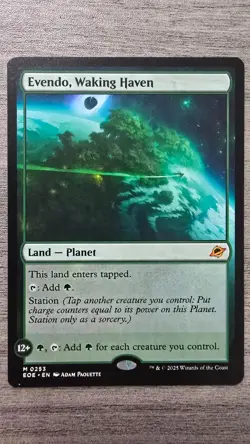 Evendo, Waking Haven (Mythic Rare) #253 Edge of Eternities MTG NM - Image 1