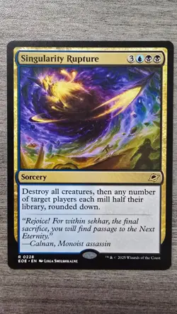 Singularity Rupture (Rare) #228 Edge of Eternities MTG NM - Image 1