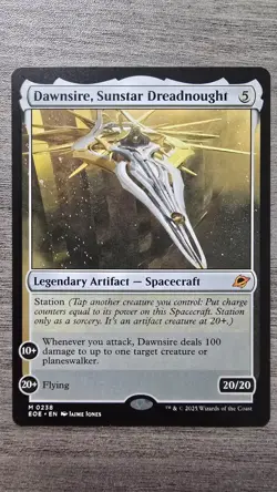 Dawnsire, Sunstar Dreadnought (Mythic Rare) #238 Edge of Eternities MTG NM - Image 1