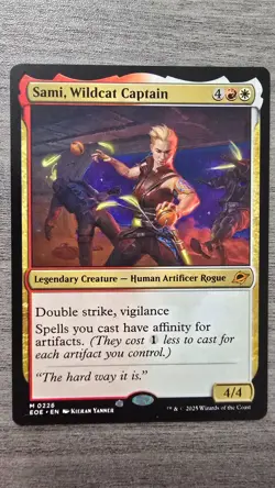 Sami, Wildcat Captain (Mythic Rare) #226 Edge of Eternities MTG NM - Image 1